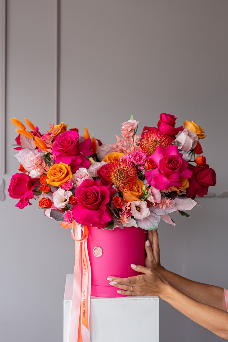 Flower Box Hot Pink